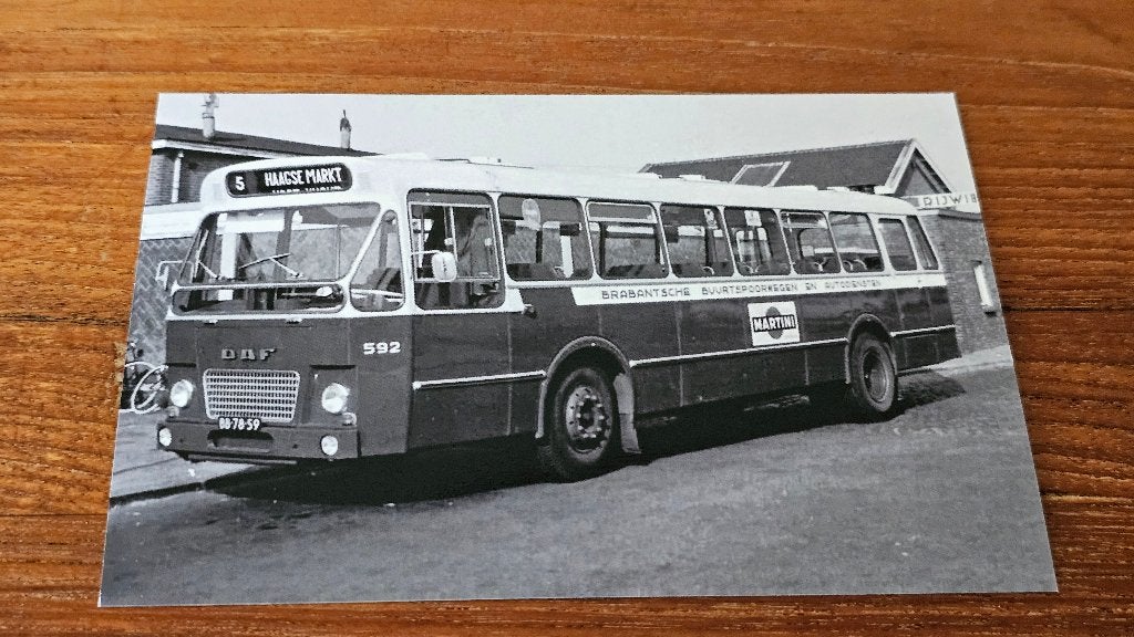 Foto BUS BBA Breda 592, Verzenden, Gebruikt, Tram, Overige typen
