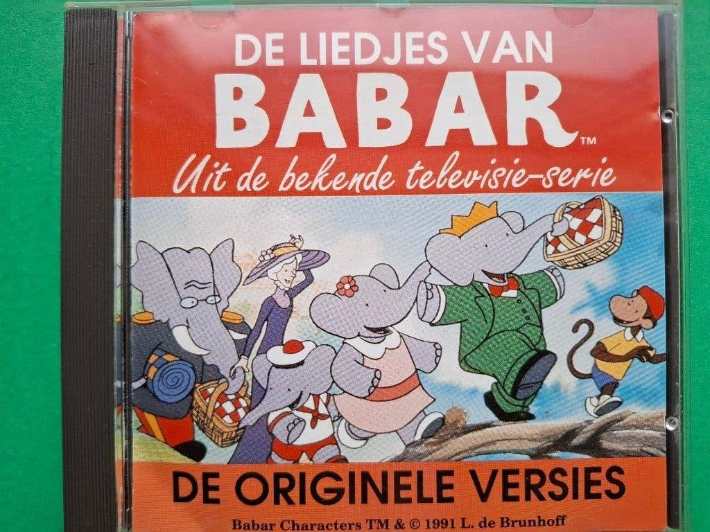 LIEDJES VAN BABAR UIT DE BEKENDE TV-SERIE - ORIGIN. VERSIES, Cd's en Dvd's, Ophalen of Verzenden, Zo goed als nieuw, Muziek, 6 tot 9 jaar