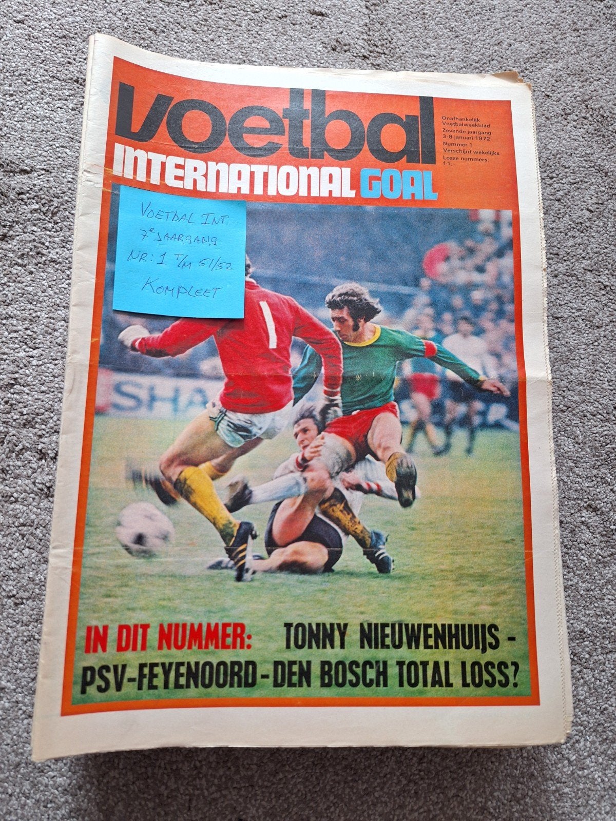 Voetbal Int.Goal.bladen., Ophalen of Verzenden, Overige binnenlandse clubs, Boek of Tijdschrift