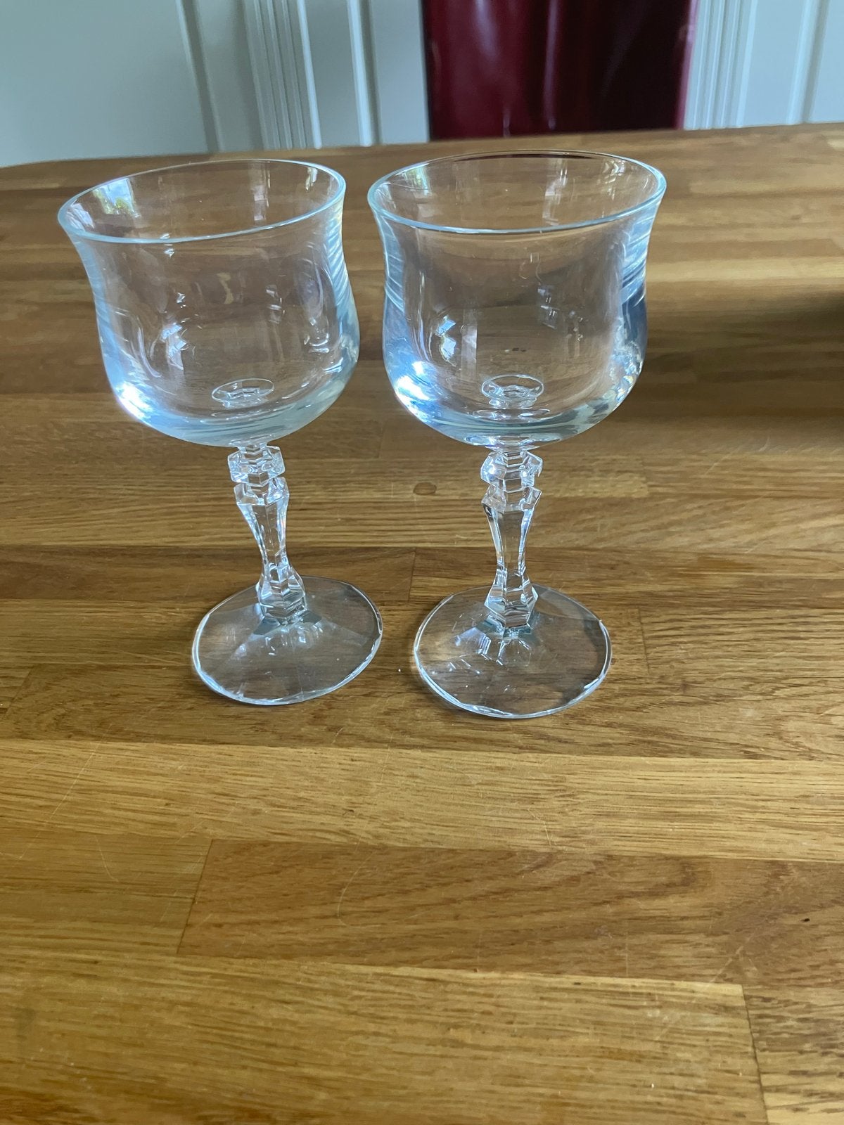 2 Schott Zwiesel Facette kristallen glazen, Ophalen of Verzenden