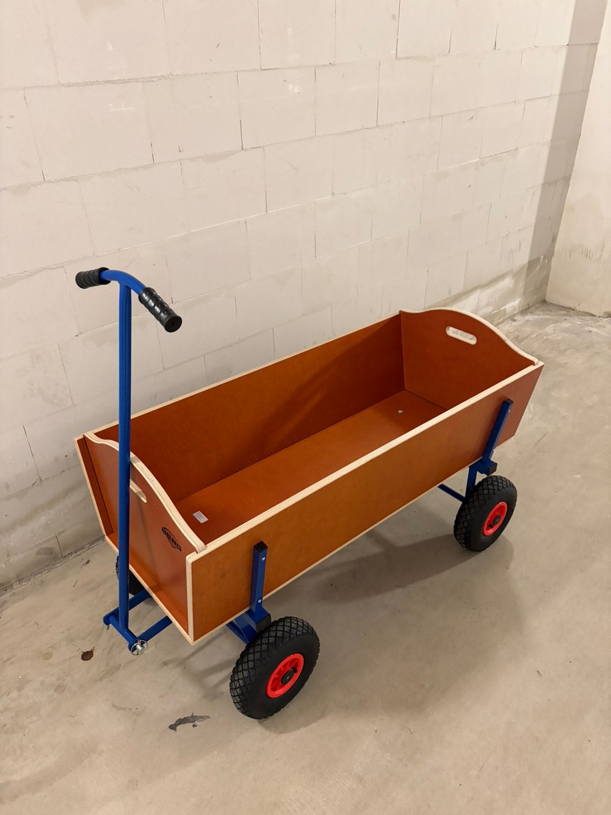 Berg bolderkar beach wagon hout XL, Ophalen, Zo goed als nieuw