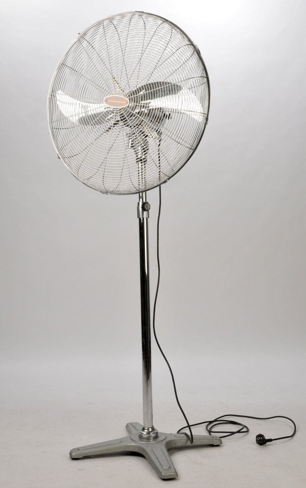 2 STUKS CHROOM VENTILATOR PER STUK 190.00, Witgoed en Apparatuur, Ventilatoren, Ophalen of Verzenden, Zo goed als nieuw, Statiefventilator