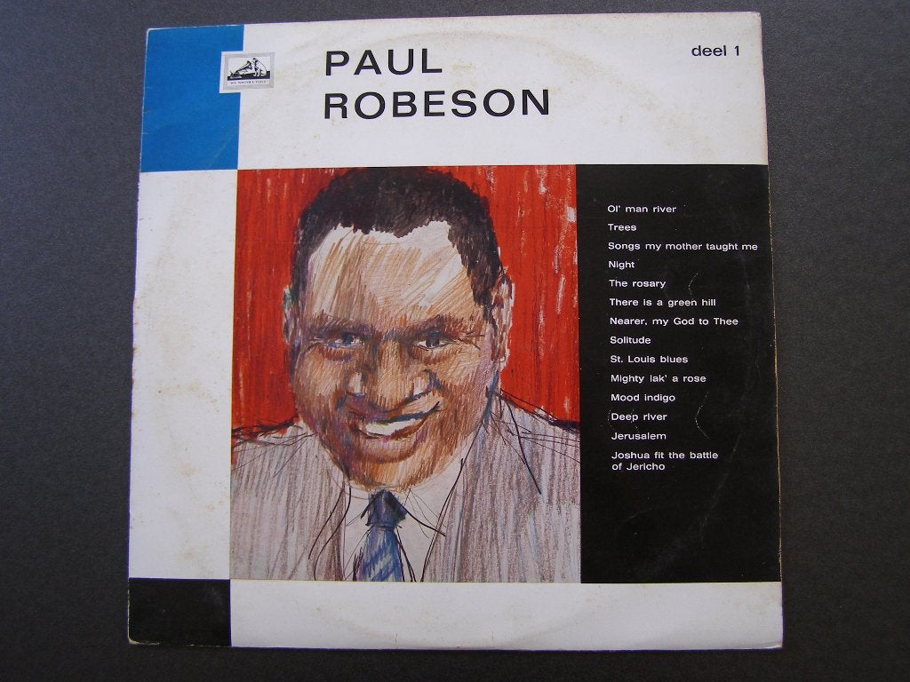 LP Paul Robeson deel 1, o.a Joshua fit the battle of Jericho, LP, Gebruikt, Ophalen of Verzenden, Inclusief binnenhoes