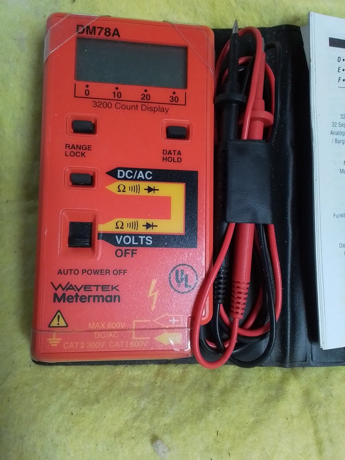 15775) WAVETEC METERMAN DM78A meetinstrument, Ophalen of Verzenden