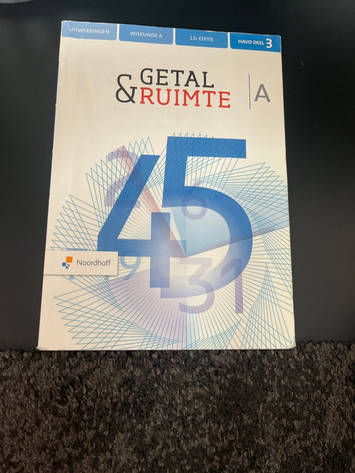 Getal & Ruimte A - Wiskunde A HAVO deel 3 (12e editie), Boeken, Ophalen of Verzenden, Beta, Zo goed als nieuw, HBO