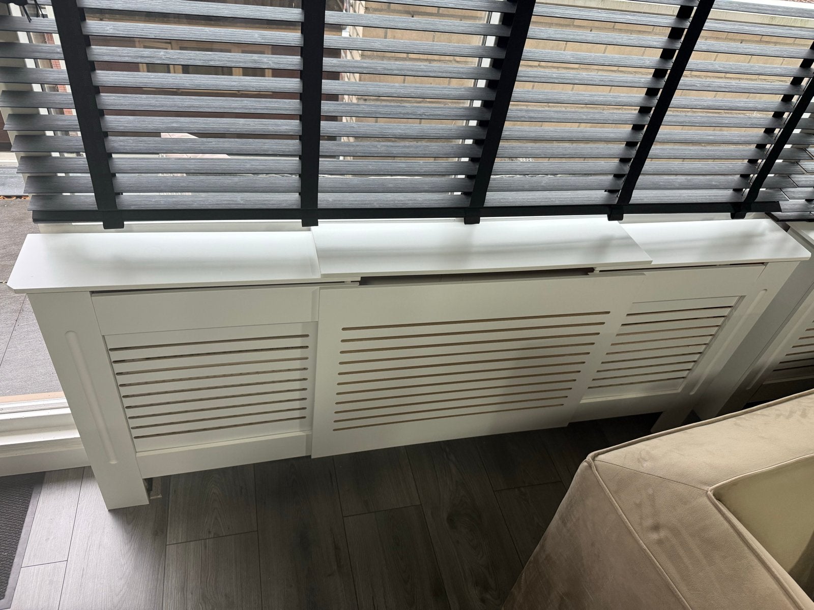 2 witte vensterbank ombouwen, Ophalen, Gebruikt