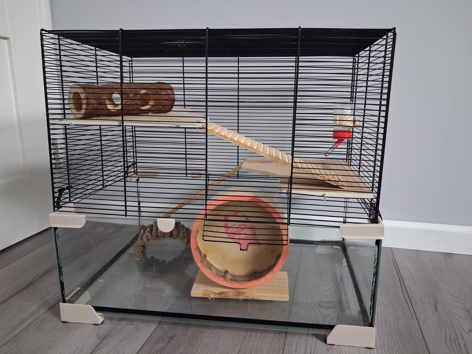 Grote hamsterkooi met benodigdheden, Kooi, Chinchilla, 75 tot 110 cm, Ophalen
