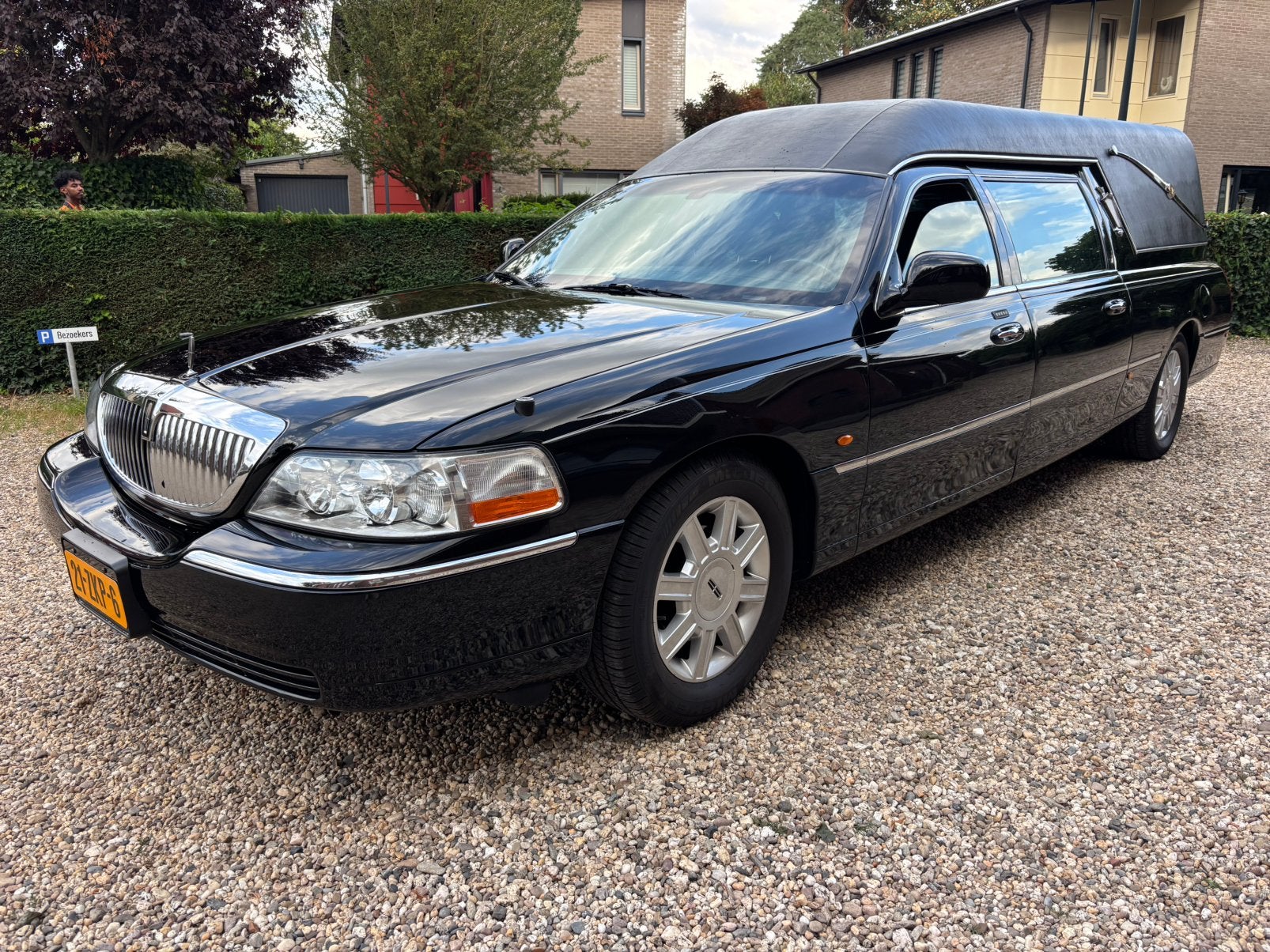 Lincoln continental rouwauto   2007 Zwart 95000 km, Zwart, Overige carrosserieën, Continental, Zwart