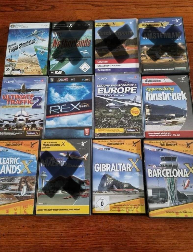 Flight Simulator + Addons te koop, Spelcomputers en Games, Games | Pc, Zo goed als nieuw, Ophalen of Verzenden