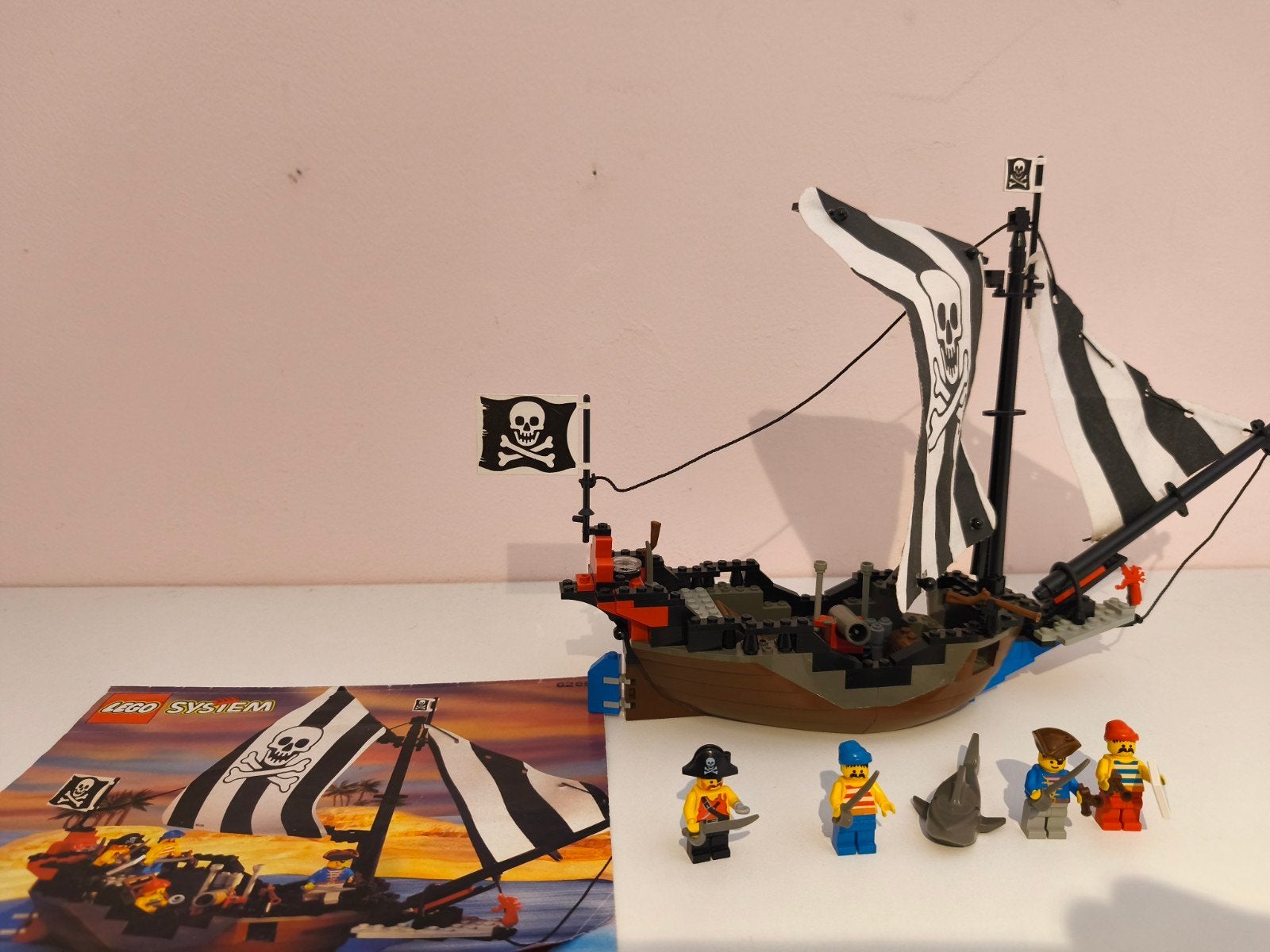 Lego 6268 Renegade Runner piraten schip, Gebruikt, Lego, Inclusief minifiguren, Complete set