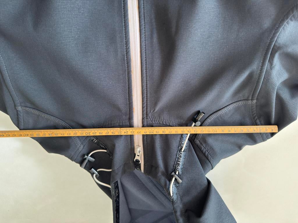 Ilse Jacobsen jas mt 36, Kleding | Dames, Ophalen of Verzenden, Zo goed als nieuw, Maat 36 (S), Zwart