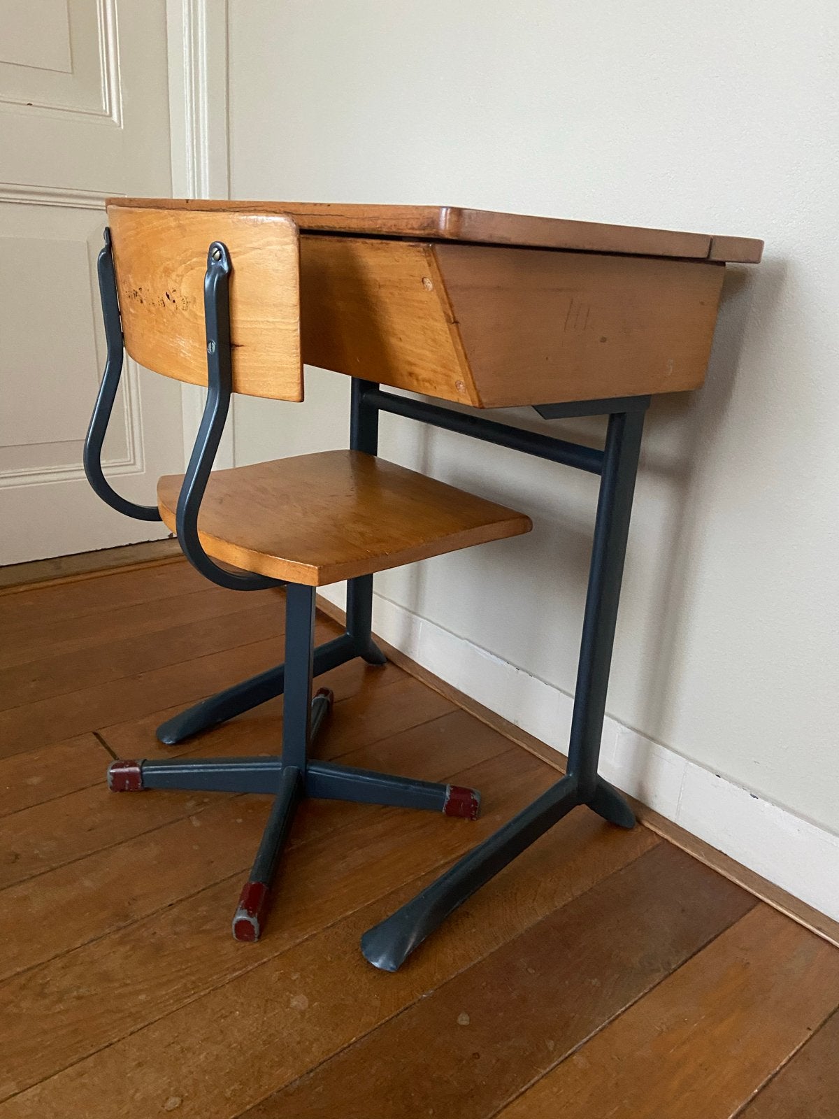 Vintage lessenaartje met stoel - Jaren '50/'60, Ophalen
