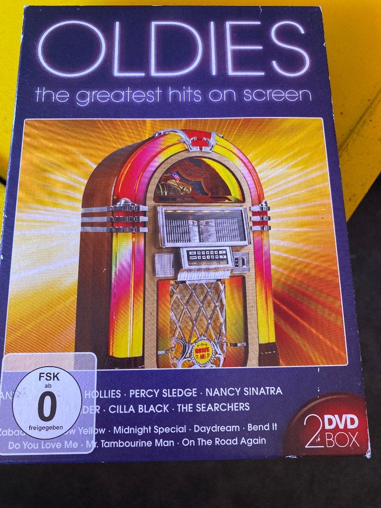 Oldies: The Greatest Hits on Screen (2 DVD Box), Engels, Alle leeftijden, Ophalen of Verzenden, Zo goed als nieuw