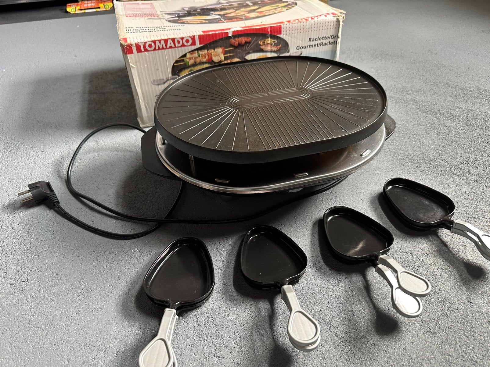 Gourmet netjes en schoon., Witgoed en Apparatuur, Gourmetstellen, Ophalen of Verzenden, Zo goed als nieuw, 4 t/m 7 personen