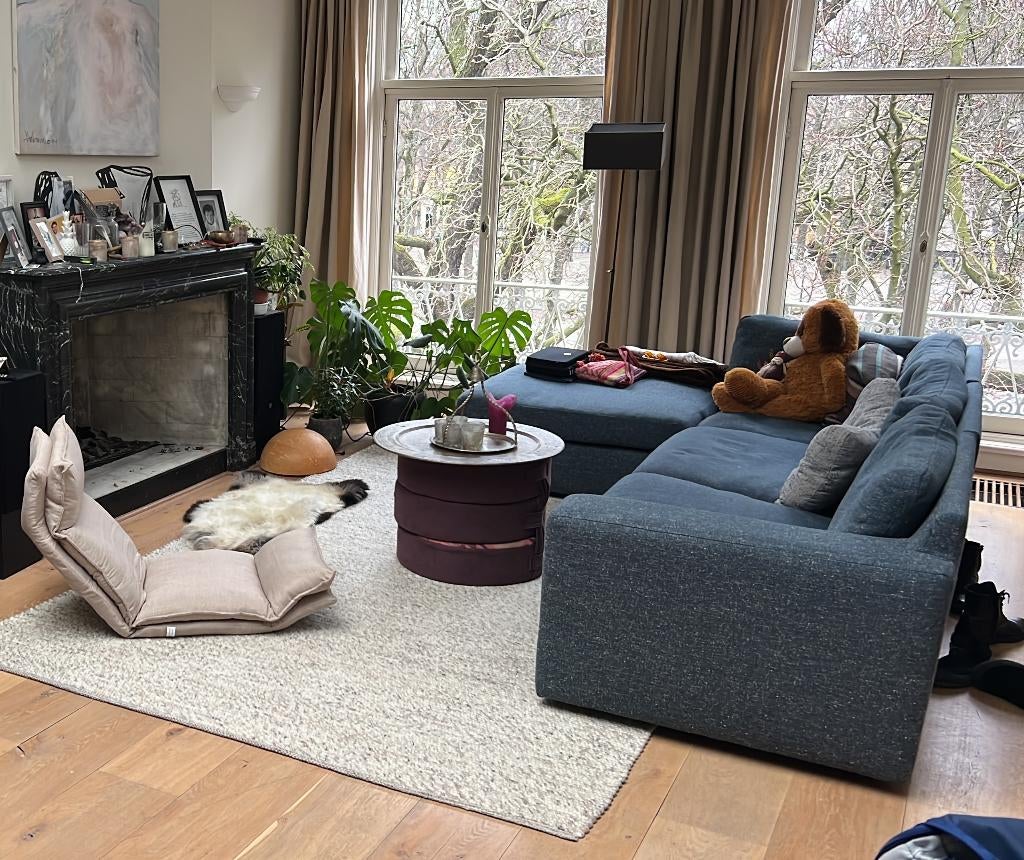 Hoekbank (vierdelig) in perfecte staat!, Huis en Inrichting, Banken | Bankstellen, Ophalen, 250 tot 300 cm, Hoekbank, Zo goed als nieuw