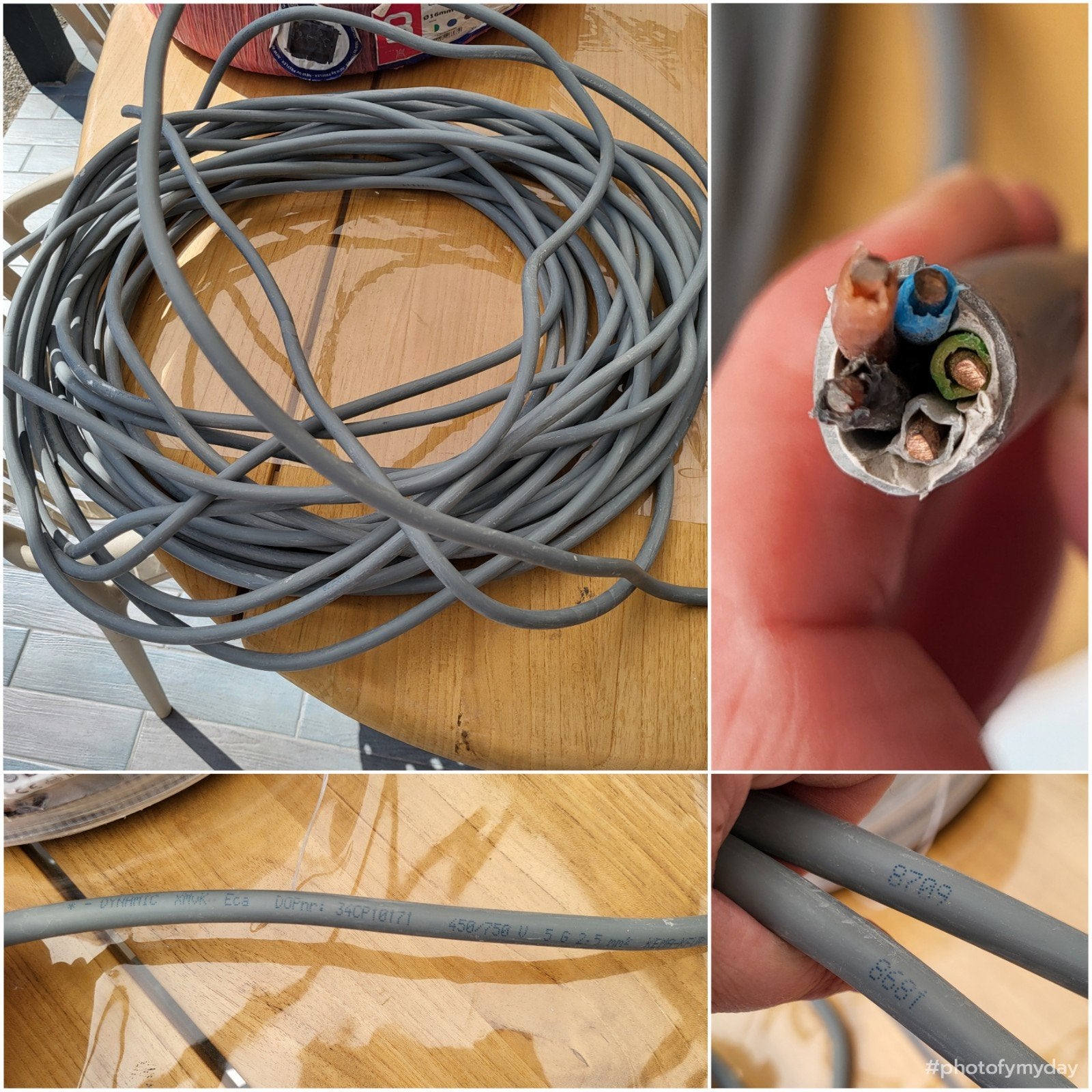 Grote partij elektramateriaal, Doe-het-zelf en Verbouw, Ophalen, Gebruikt, Pvc, 6 meter of meer