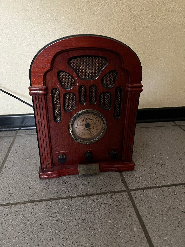 Vintage radio, Audio, Tv en Foto, Ophalen, Gebruikt