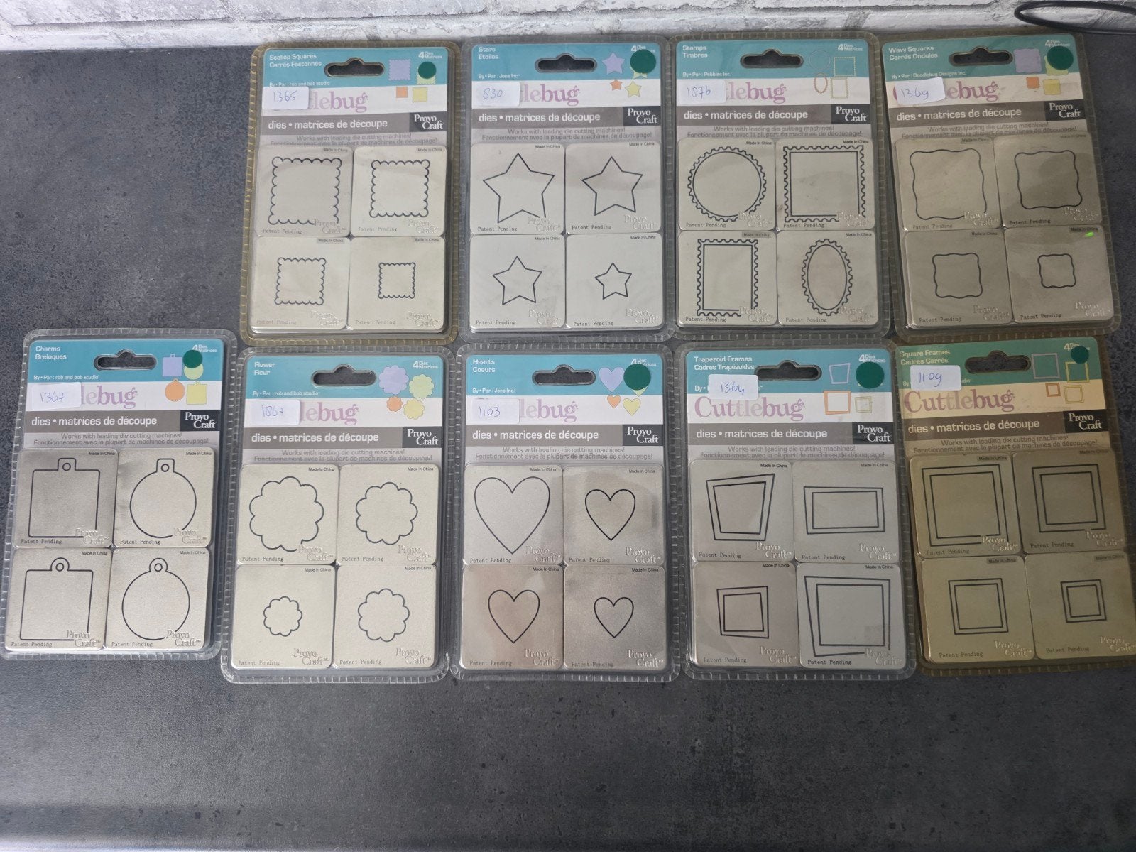 Nieuwe Cuttlebug snijmallen (4 stuks per verpakking), Hobby en Vrije tijd, Ophalen of Verzenden