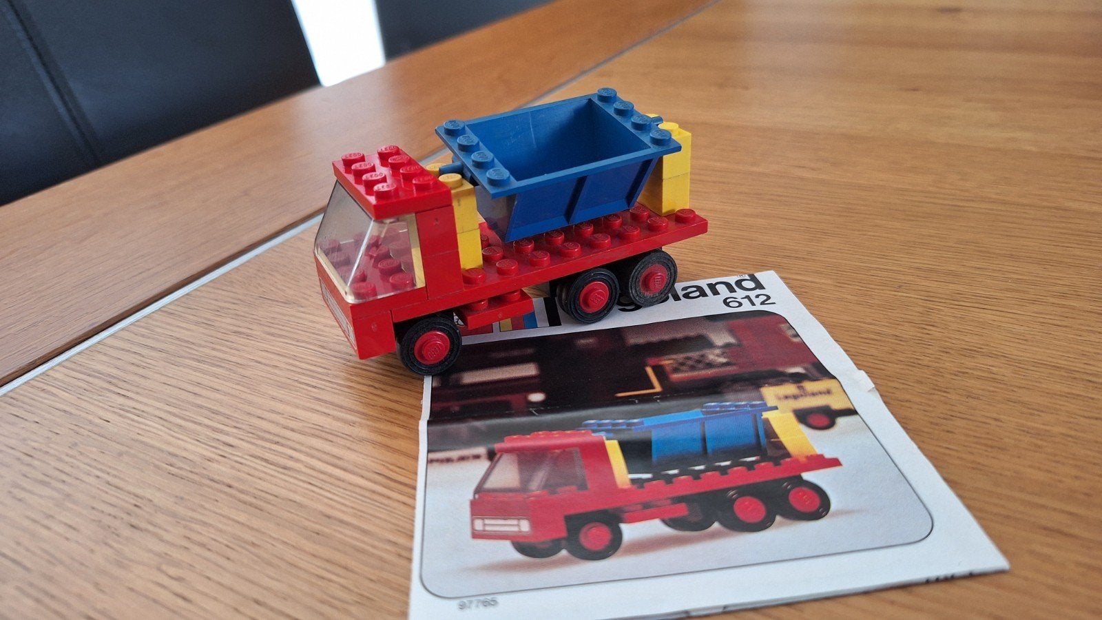 Lego Legoland 612 Vrachtwagen met kiepbak, Gebruikt, Lego, Inclusief instructies, Ophalen of Verzenden