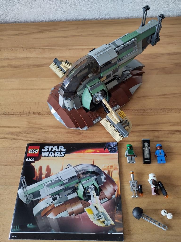 LEGO Star Wars 6209 Slave 1 uit 2006, Kinderen en Baby's, Speelgoed | Duplo en Lego, Ophalen of Verzenden, Gebruikt, Complete set