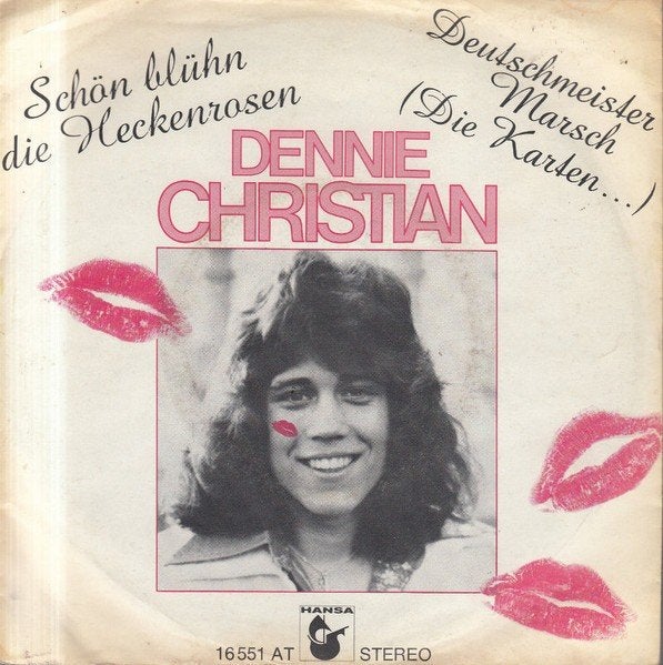 Dennie Christian 1974 ..52 jaar oude piraat vg+, Verzenden, Overige formaten, Overige typen, Zo goed als nieuw