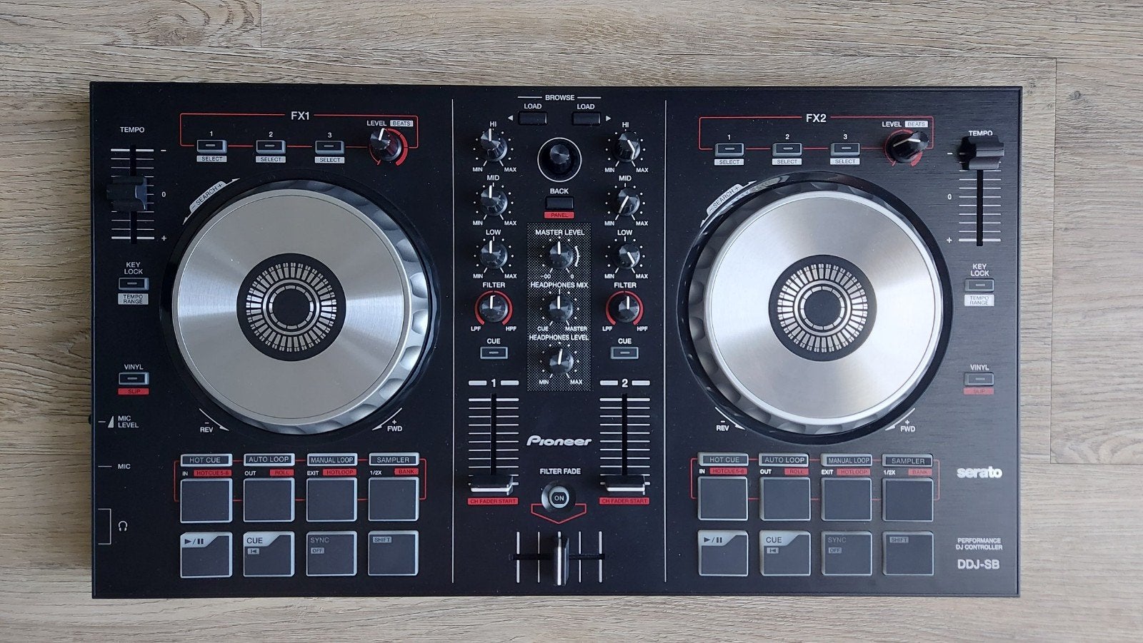 Pioneer DDJ-SB DJ Controller met Serato DJ Intro, Muziek en Instrumenten, Ophalen of Verzenden