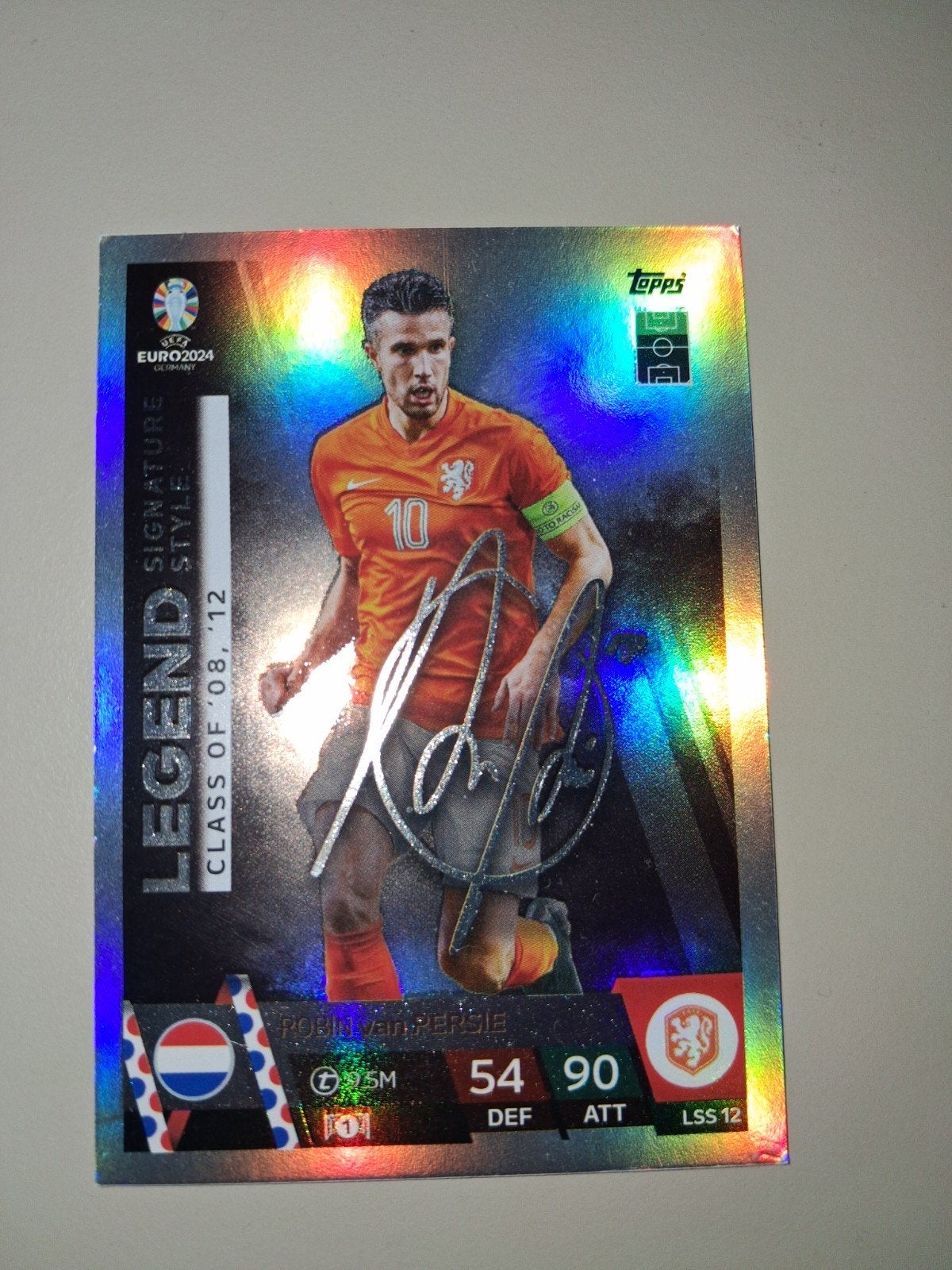 Topps voetbalkaart Legend Robin Van Persie, Verzenden, Zo goed als nieuw, Buitenlandse clubs, Spelerskaart