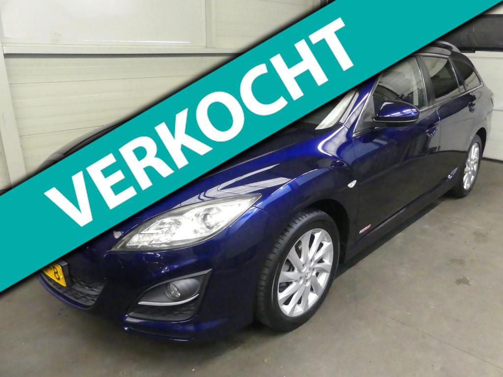 Mazda 6 Sportbreak 2.0 GT-M Line - Airco - Stoelverwarming, Voorwielaandrijving, Euro 5, Gebruikt, Zwart