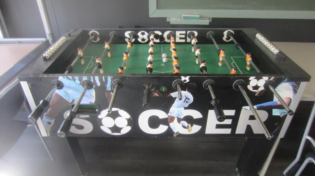 Tafelvoetbalspel gebruikerssporen speelklaar, Ophalen, Gebruikt, Onbekend, Soccer