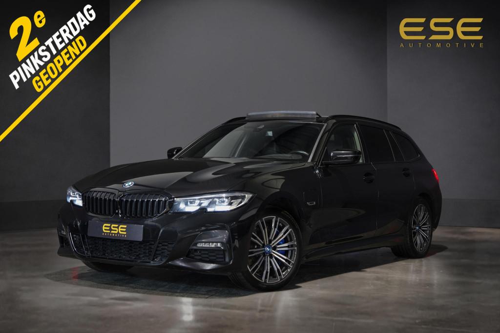 BMW 3-serie Touring 330e M-Sport | Pano | Trekhaak | 360 cam, Auto's, 1998 cc, Achterwielaandrijving, Gebruikt, Euro 6