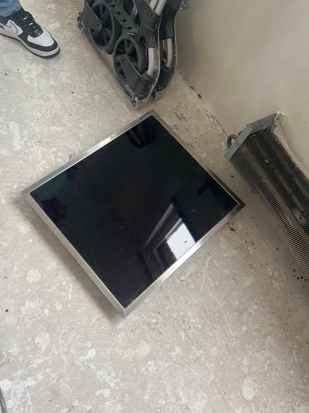 Siemens Inductiekookplaat EH645BFB1E/10 - 4 zones, Ophalen, Gebruikt, 4 kookzones, Inbouw