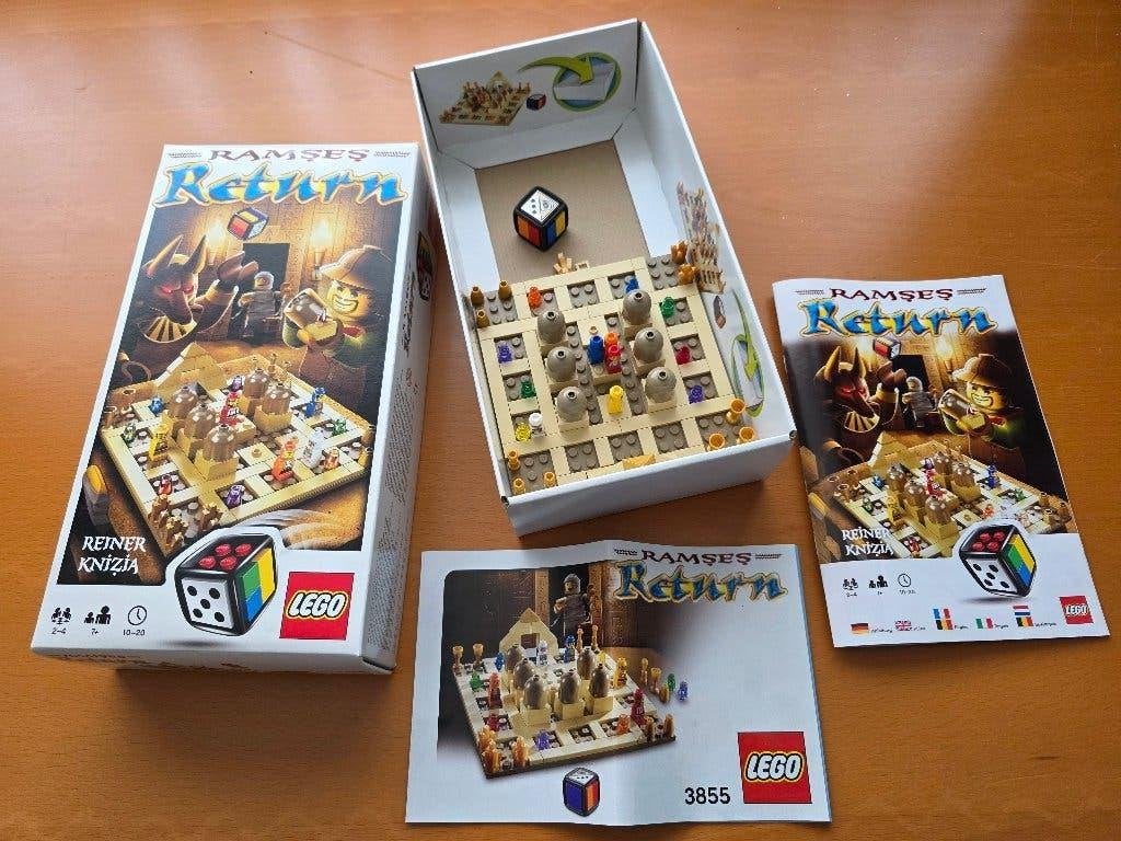 Lego 3855 Ramses Return Bordspel, Overige thema's, Lego, Overige typen, Ophalen of Verzenden