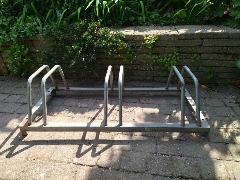 Fietsenrek voor 3 fietsen / fietsenstandaard, Ophalen, Gebruikt