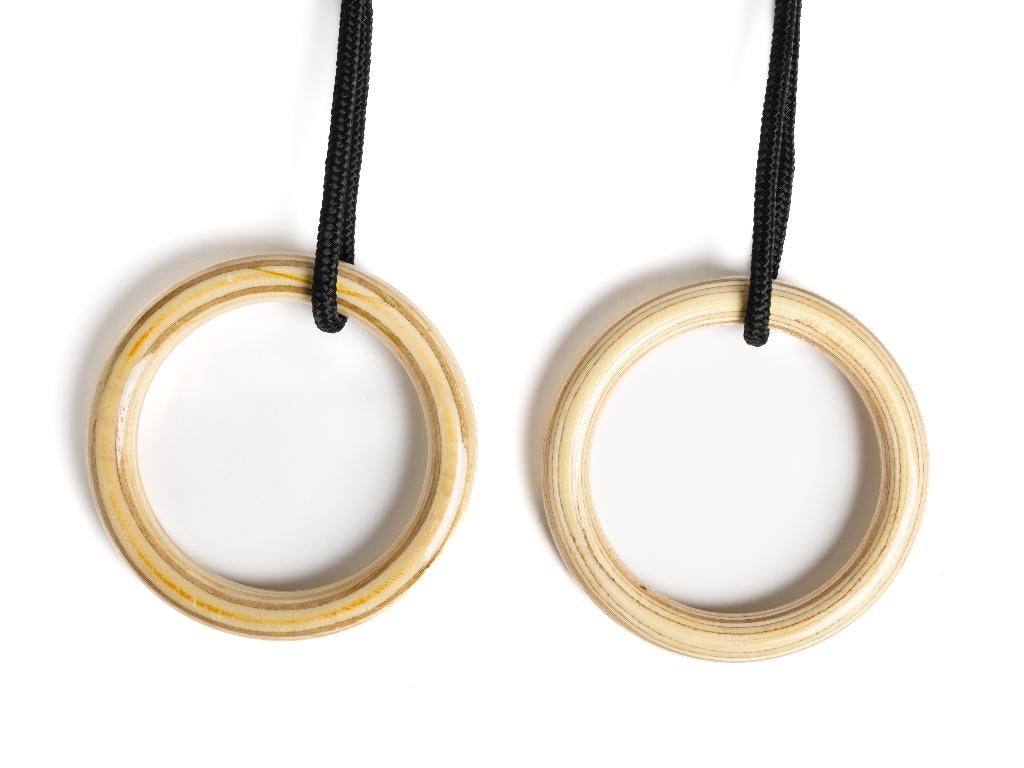TURNRINGEN grote keus kunststof of houten ook ringtrapeze, Ophalen, Nieuw, Schommel