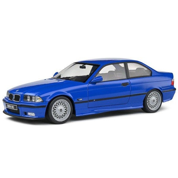 BMW M3 (E36) 1996 Blauw Schaal 1/18 Solido Nieuw, Hobby en Vrije tijd, Modelauto's | 1:18, Solido, Auto, Solido, Nieuw
