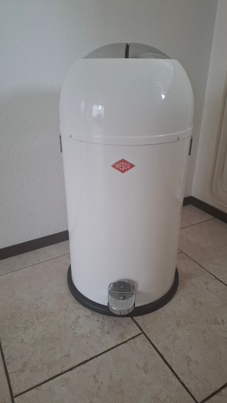 wesco kickmaster prullenbak wit Ophalen 99.95 nieuw 279 euro, Huis en Inrichting, 30 tot 40 liter, Ophalen