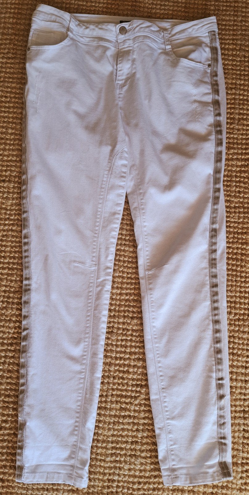 Witte Red Button broek maat M, Maat 38/40 (M), Wit, Ophalen of Verzenden, Zo goed als nieuw