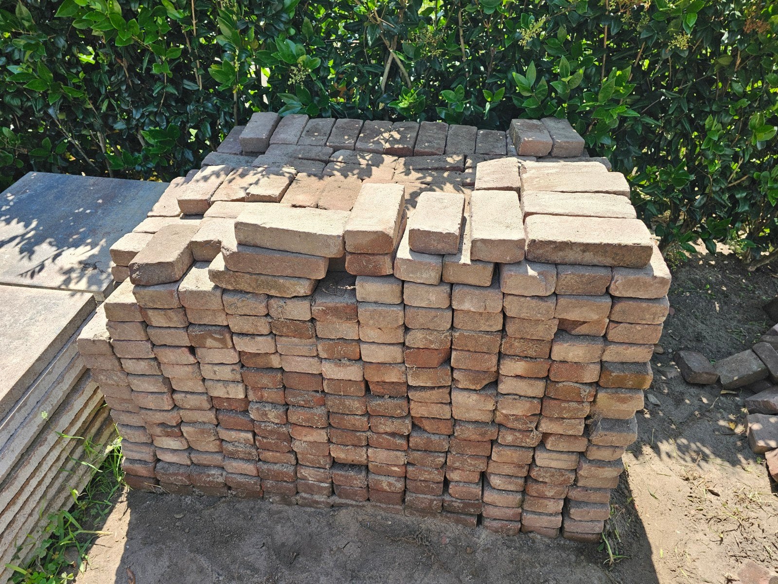 klinkers rood, Ophalen, Natuursteen, Klinkers