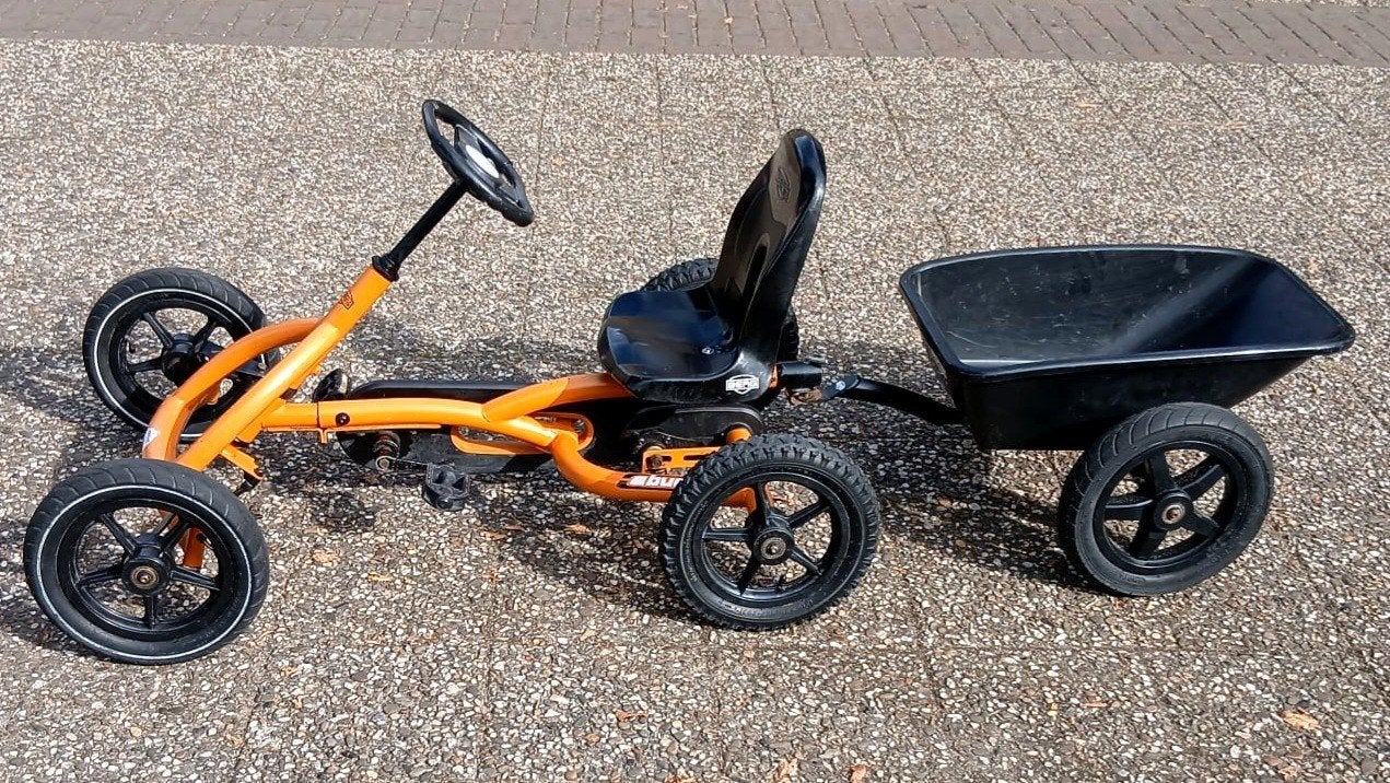 berg buddy + aanhanger leeftijd 3 tm 8 jaar, Kinderen en Baby's, Ophalen, Gebruikt, Berg, Vrijloopautomaat