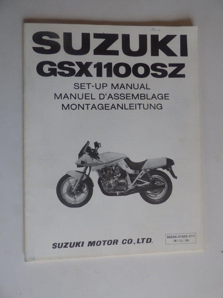 SUZUKI GSX1100SZ MONTAGE HANDLEIDING, Ophalen of Verzenden, Suzuki