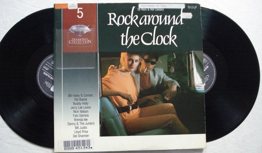 Rock around the clock - 28 rock & roll classics, Gebruikt, Ophalen of Verzenden, 12 inch, Rock-'n-roll