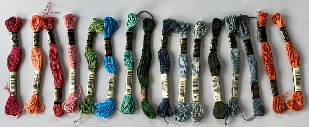 DMC zijde - 600 strengen - diverse kleuren, Ophalen of Verzenden, Nieuw, Handborduren, Borduurgaren of Zijde