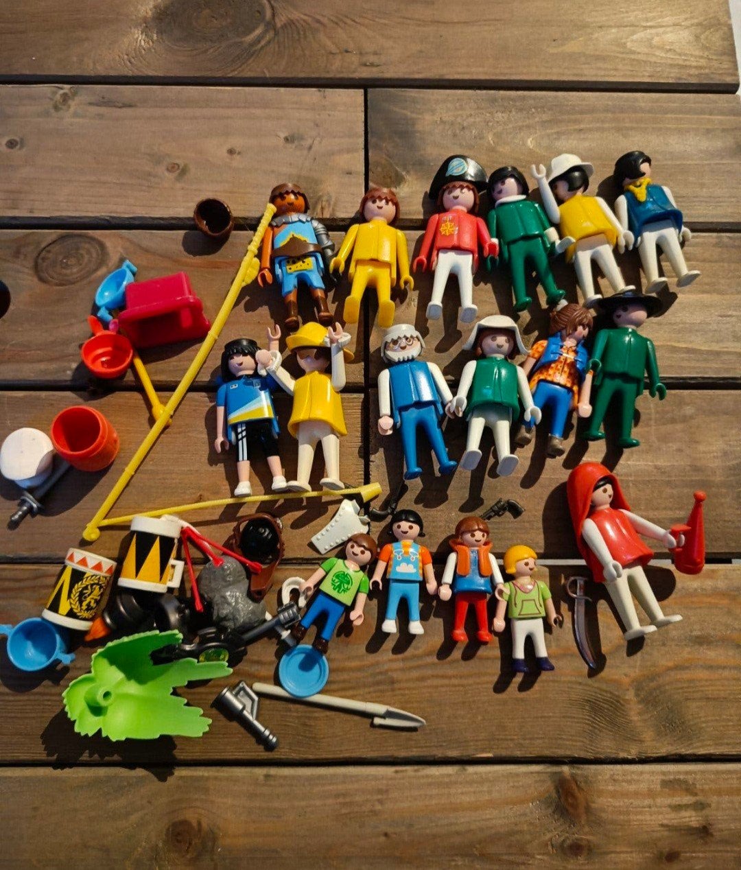 collectie playmobil poppetjes, coaching/familie opstelling, Ophalen of Verzenden, Zo goed als nieuw, Losse onderdelen, Figuren
