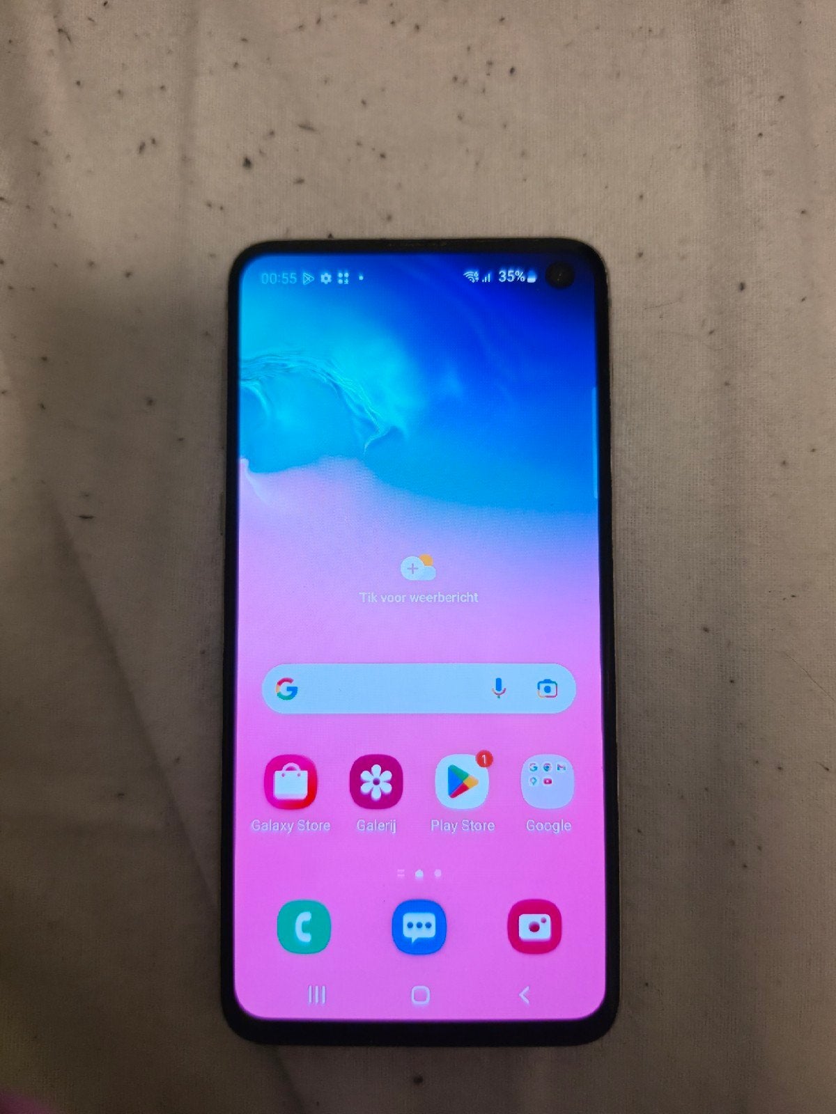 Samsung Galaxy S10e - 128GB - Prism Green / Groen, Telecommunicatie, Overige kleuren, Ophalen of Verzenden, Zo goed als nieuw