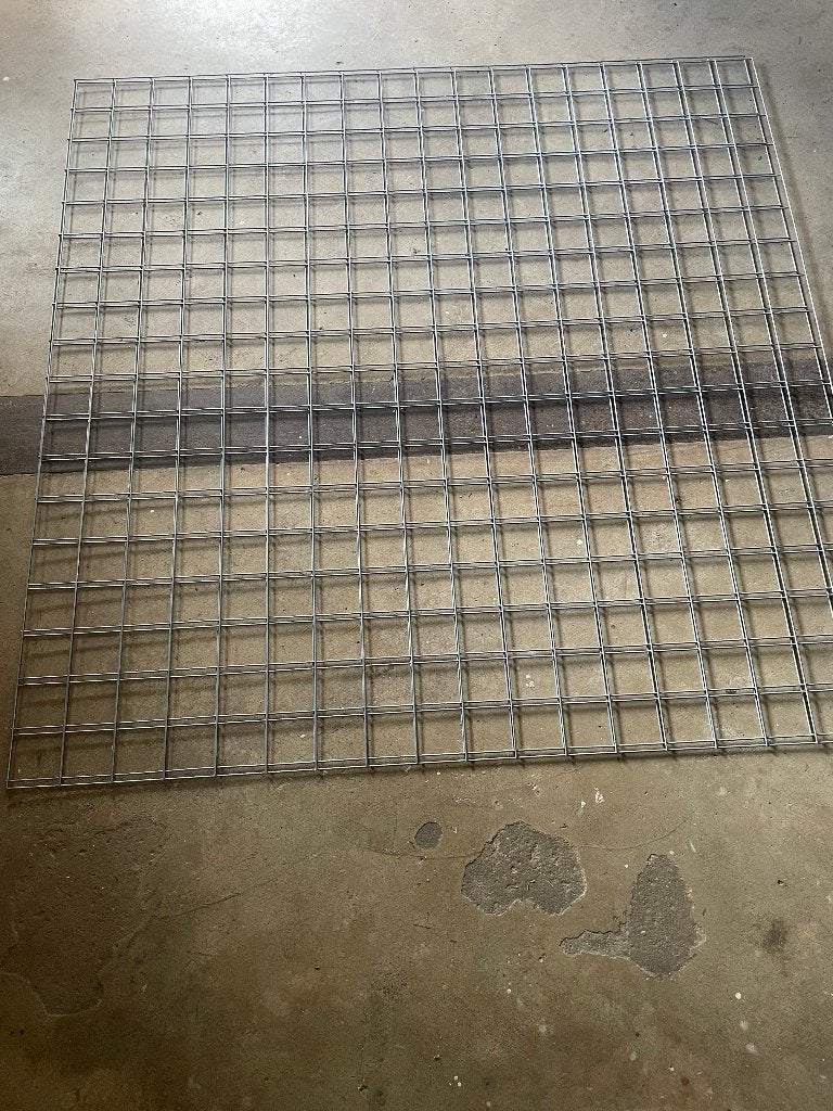 2x Gaaspaneel gegalvaniseerd, maas 10x10cm, 180x180cm, Ophalen of Verzenden, Nieuw, Minder dan 10 meter