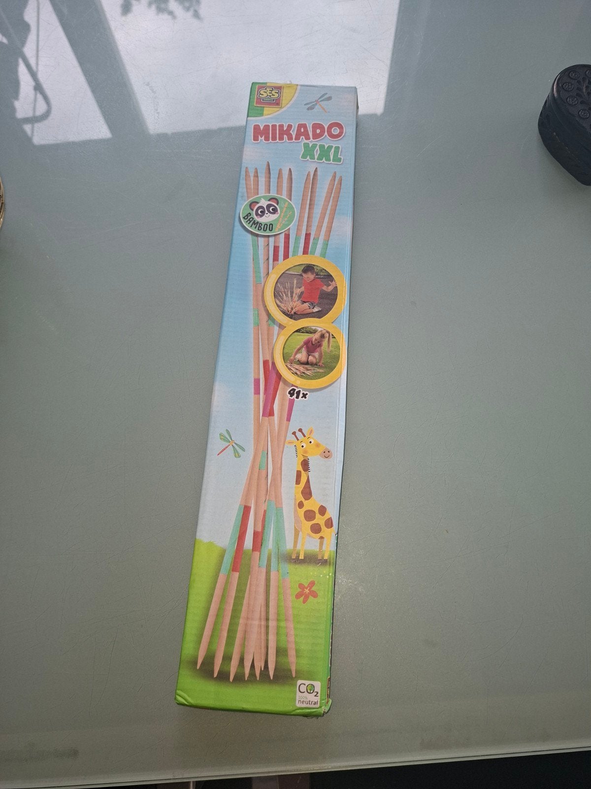 Mikado XXL Bamboe Spel - SES Creative, Vijf spelers of meer, Ophalen of Verzenden, Zo goed als nieuw, SES Creative