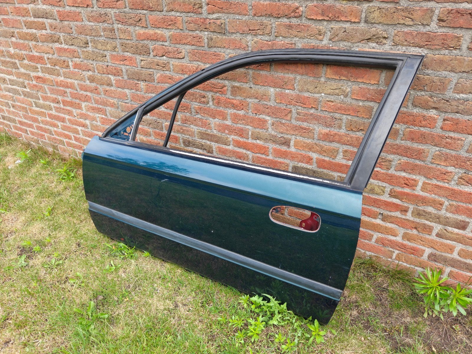 Honda civic ek 3, 4 ej9 linker deur groen g82-p, Ophalen, Voor, Honda, Deur