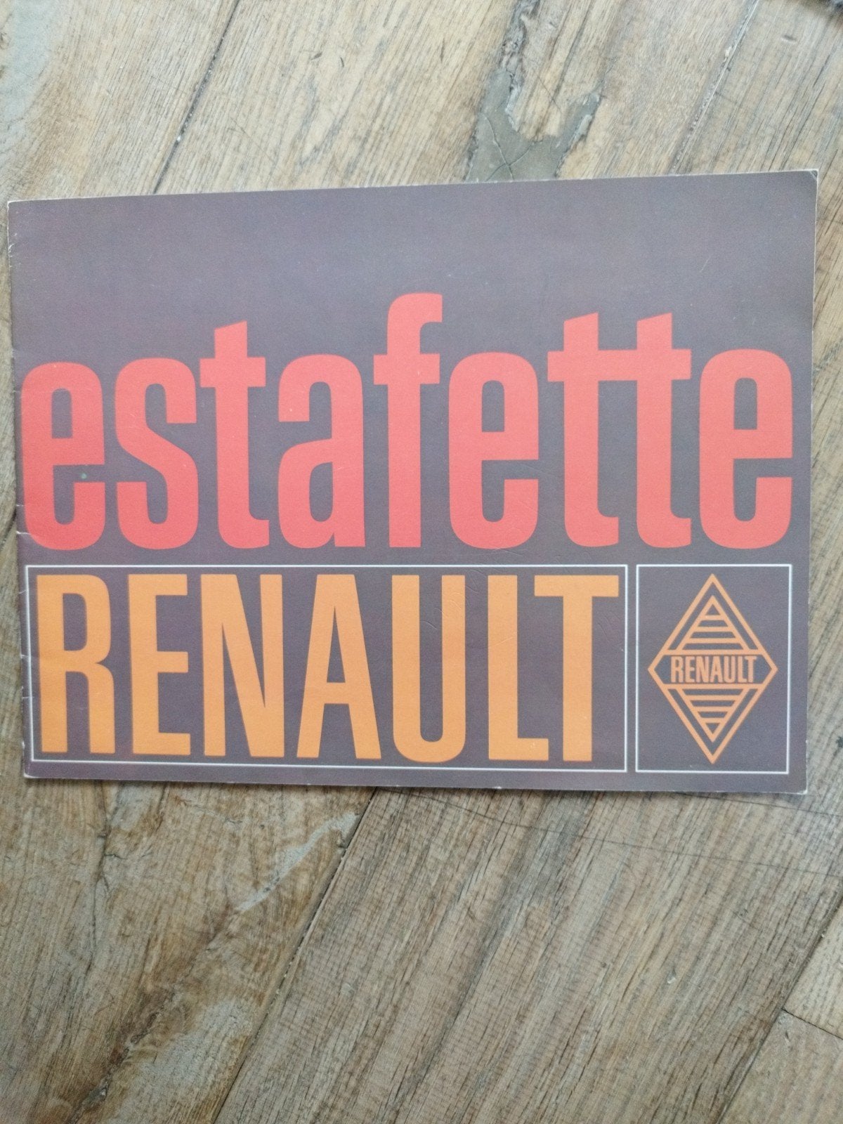 Renault Estafette brochure 1964 - Nederlands, Renault, Ophalen of Verzenden, Zo goed als nieuw, Renault