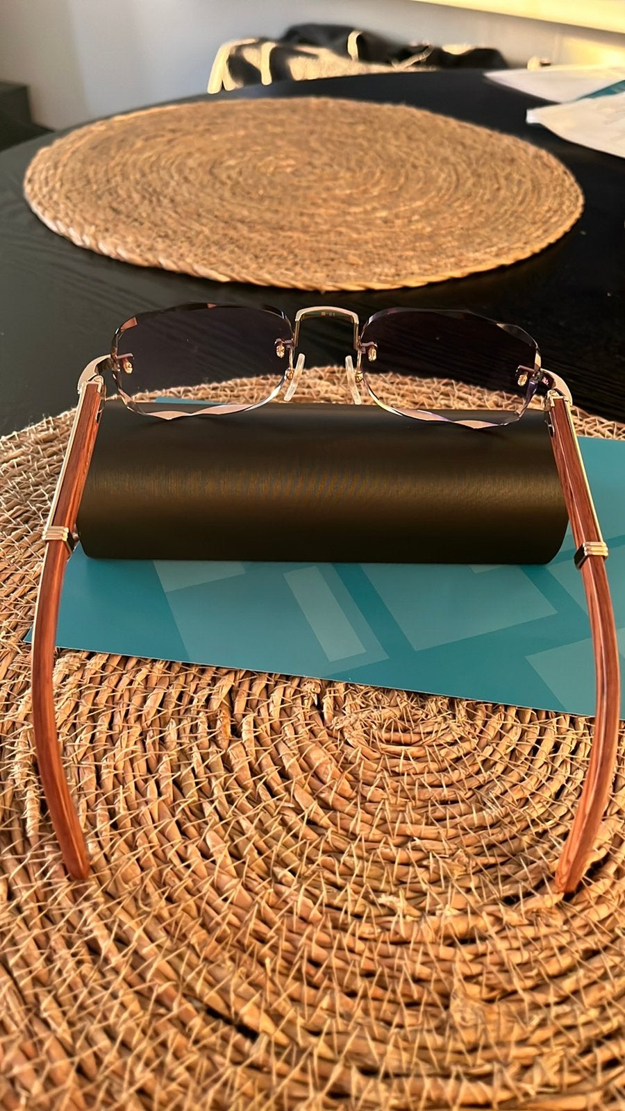 Nieuw Cartier gold optical frame CT03770 met factuur, Overige merken, Blauw, Ophalen of Verzenden, Zo goed als nieuw