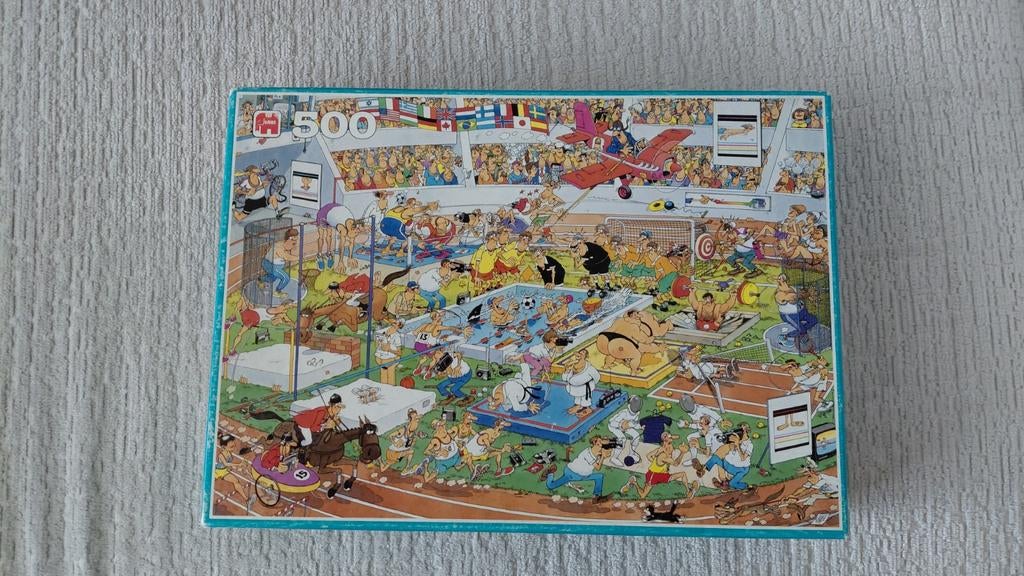 Jan van Haasteren - Sportsday - 500 stukjes, Ophalen, 500 t/m 1500 stukjes, Gebruikt, Legpuzzel